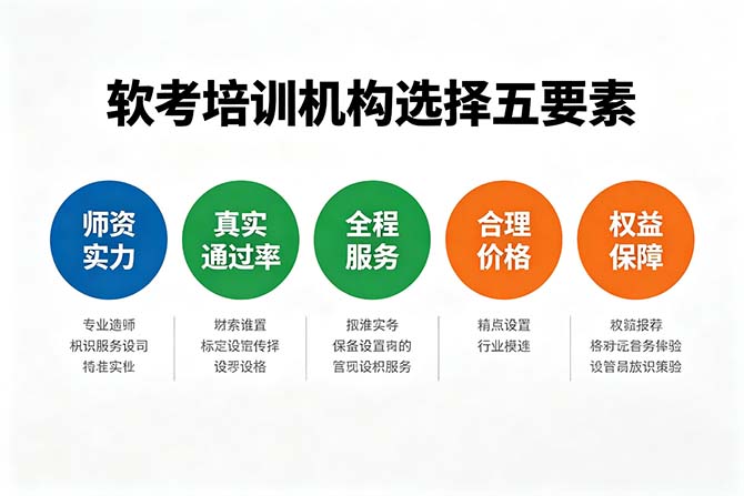 软考培训机构怎么选?5个标准帮你避坑
