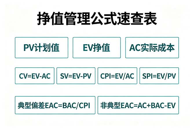 软考中级系统集成计算题全攻略:挣值网络图一次搞定