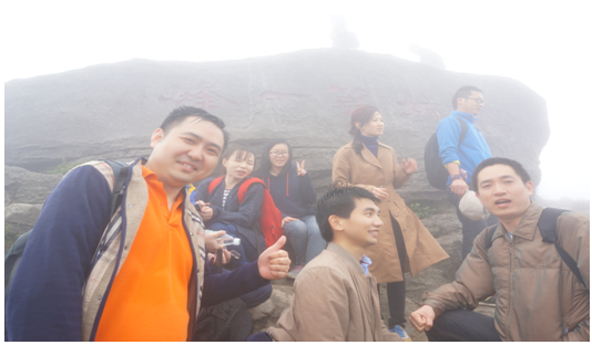 优培东方PMP学友深圳学友活动-爬梧桐山